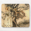 Arthur Rackham - Old Woman in the Wood mousepads