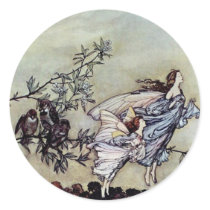 Arthur Rackham Peter Pan Fairies Sticker