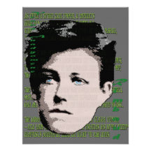 Arthur Rimbaud Custom Invitations