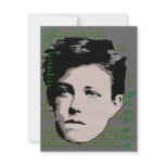Arthur Rimbaud Custom Invitations
