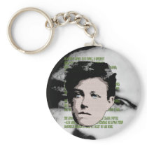 Arthur Rimbaud Keychain