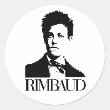 Arthur Rimbaud Round Stickers