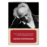 Arthur Schopenhauer Anti-Valentine's Day Card