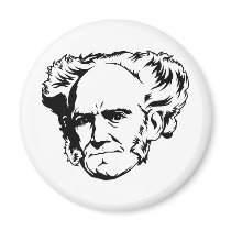 Arthur Schopenhauer Portrait Refrigerator Magnet