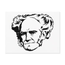 Arthur Schopenhauer Portrait Post Cards