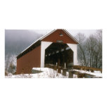 Arthur Smith Covered Bridge Colrain Customized Photo Card