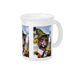 Arthur Thiele - Bavarian Alps Cat Drink Pitcher