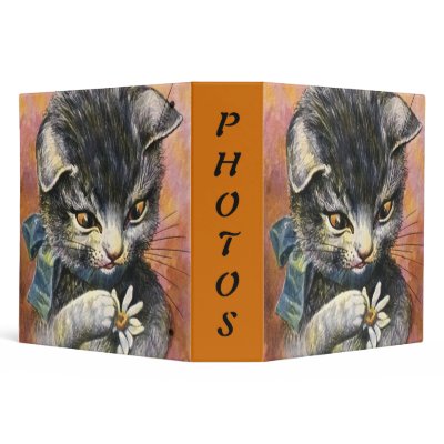 Arthur Thiele - Cat in Love 3 Ring Binder by vintagechest
