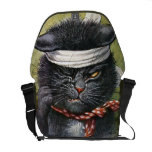Arthur Thiele - Cat with Toothaches Messenger Bag