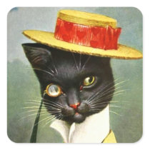 Arthur Thiele - Mr. Cat Square Sticker