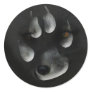 Artic Fox in Paw Print Stickers