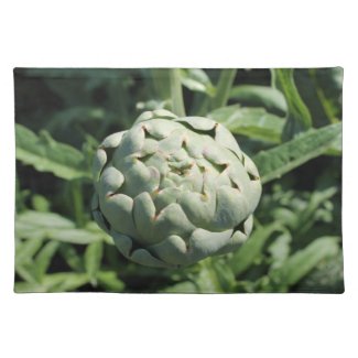Artichoke and Leaves. Placemat