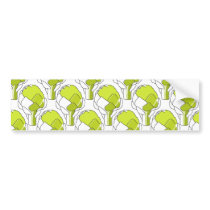 Artichoke Doodle Art Bumper Sticker bumper stickers