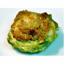 Artichoke Hearts With Scallop Stuff photo sculptures