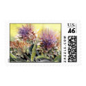 Artichoke in Bloom II postage