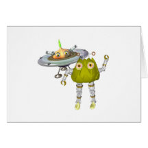 ArtichokeBot OnionBot FudeBots Greeting Card