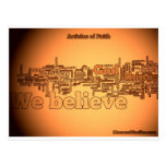Articles of Faith wordle postcards