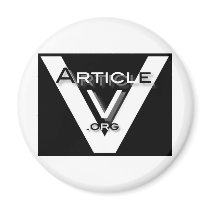 ArticleV.org's Bring POWER back the PEOPLE Refrigerator Magnet