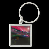 "Articulate Timing" Square Keychain keychains