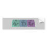Artier-Ar-Ti-Er-Argon-Titanium-Erbium Bumper Sticker