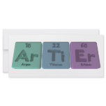 Artier-Ar-Ti-Er-Argon-Titanium-Erbium Custom Rack Card