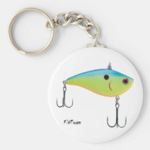 Artificial Bait, Tackle, Fishing Gear Key Chain