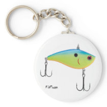 Artificial Bait, Tackle, Fishing Gear Key Chain