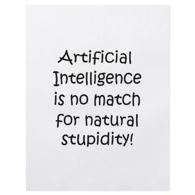 Artificial Intelligence Flyer by FunnyStuffStore