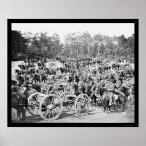 Artillery Battery M Fair Oaks, VA 1862 Print