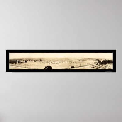 Artillery Camp Jackson Photo 1918 Posters by lc_panoramicphotos