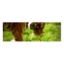 Artisitic Tiger Painting Business Card Template