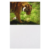 Artisitic Tiger Painting Stationery Paper