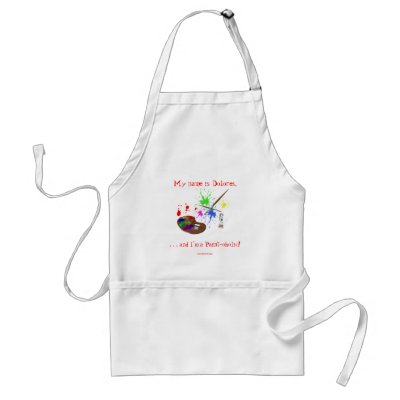 Artist Addiction-Humor Aprons by avisnoelledesigns