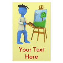 Artist and Easel stationery