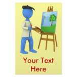 Artist and Easel Customized Stationery