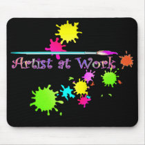 ARTIST at WORK by SHARON SHARPE mousepads by sharonsharpe ARTIST at WORK by SHARON SHARPE mousepads