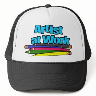 Artist at Work Pencils hat