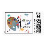 Artist At Work stamps