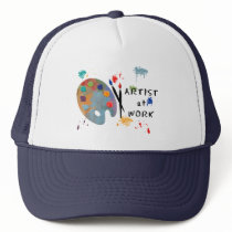 Artist At Work Trucker Hats
