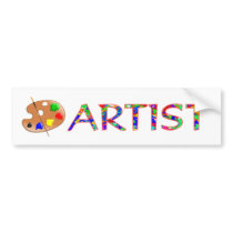 Artist bumper stickers