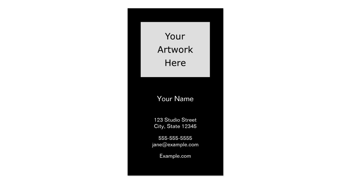 Artist Business Card | Zazzle