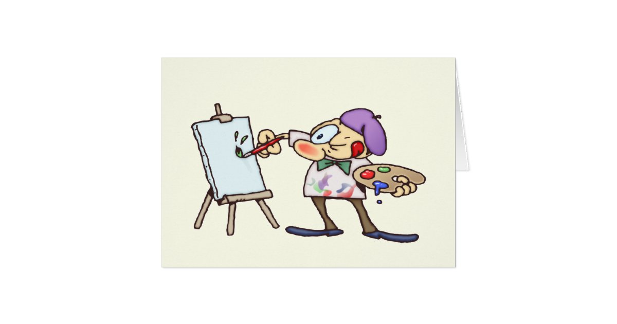 Artist Card Zazzle