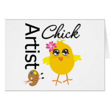 Artist Chick Greeting Cards