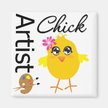 Artist Chick Magnets