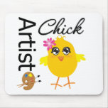 Artist Chick Mouse Mats