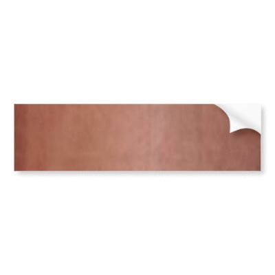 Artist created : Copper Strip Acrylic Look Bumper Stickers by StickerBox