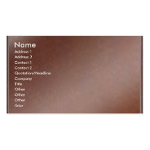 Artist Created Handmade Copper Sheet Business Card