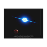Artist Depiction of Fastest Rotating Star VFTS 102 Postcards