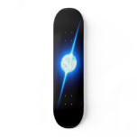Artist Depiction of Fastest Rotating Star VFTS 102 Skate Board Deck