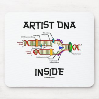 Artist DNA Inside (DNA Replication) Mouse Pad